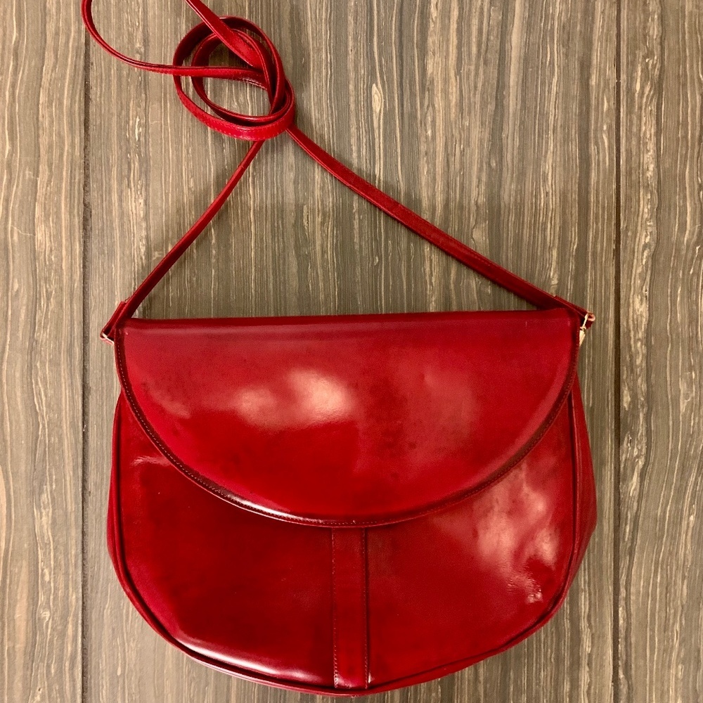 La Scala Vintage Red Purse